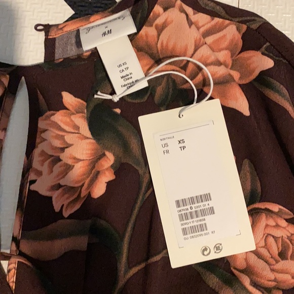 Johanna Ortiz x H&M Brown Printed Dress NWT - Picture 3 of 5